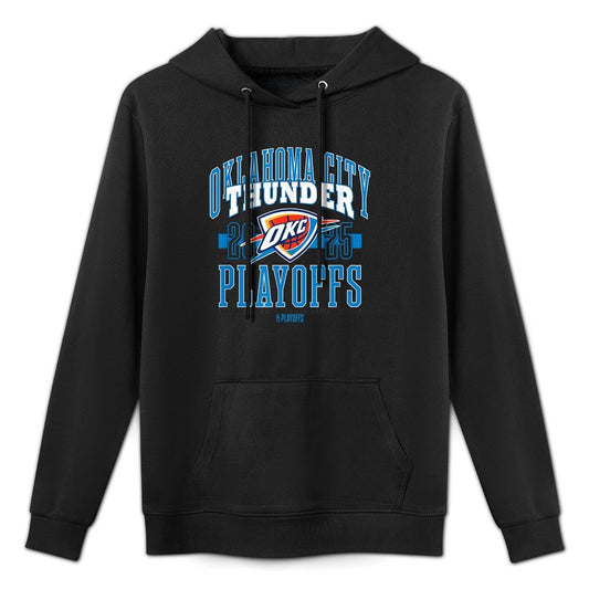 NBA Official Oklahoma City Thunder 2025 Playoffs Showtime Medium-Weight Fabric Hoodie