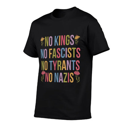 No Kings in America No Fascists We The People Political  Durable T-Shirt