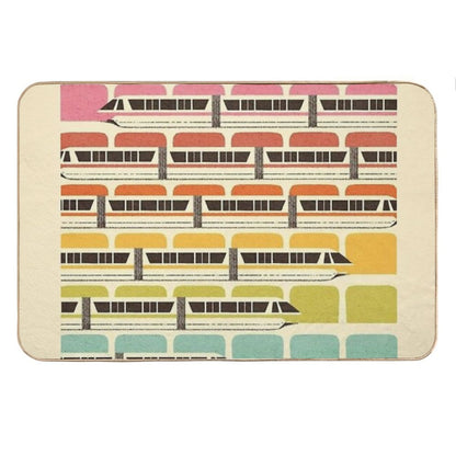 Retro WDW Monorail Bath Mat