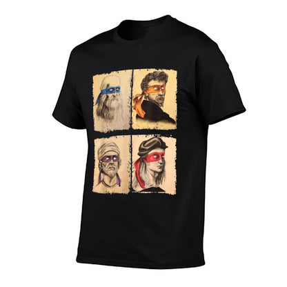 Humor Italian Artists T Shirt for Turtles Art Lovers T-Shirt