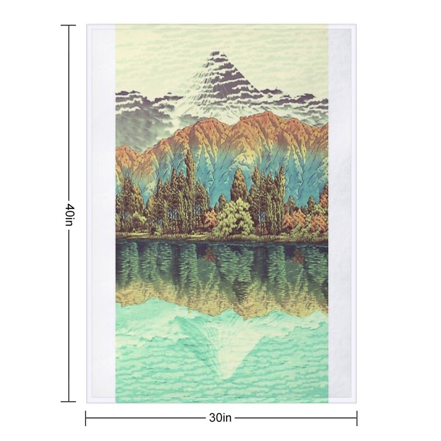 The Unknown Hills in Kamakura - Nature Landscape Throw Blanket