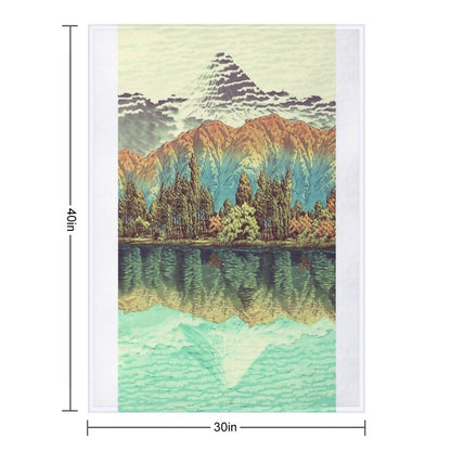 The Unknown Hills in Kamakura - Nature Landscape Throw Blanket