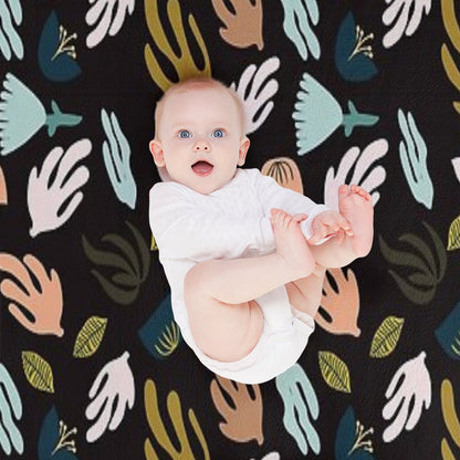 Night Garden - Inspired by Matisse Throw Blanket