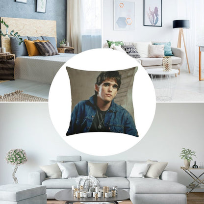 Dally Winston Linen Throw Pillow Cover