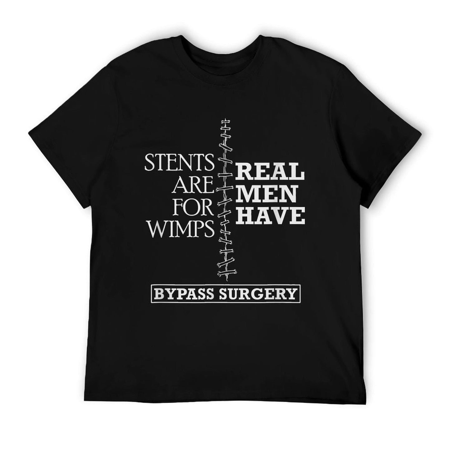 Heart Surgery Survivor After Surgery Recovery Men Bypass T-Shirt