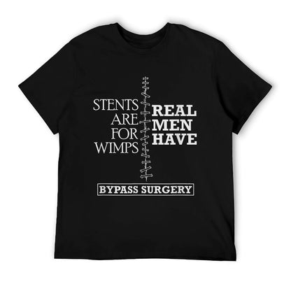 Heart Surgery Survivor After Surgery Recovery Men Bypass T-Shirt