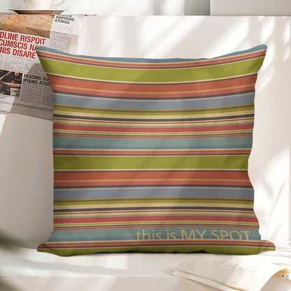 This Is My Spot Linen Throw Pillow Cover