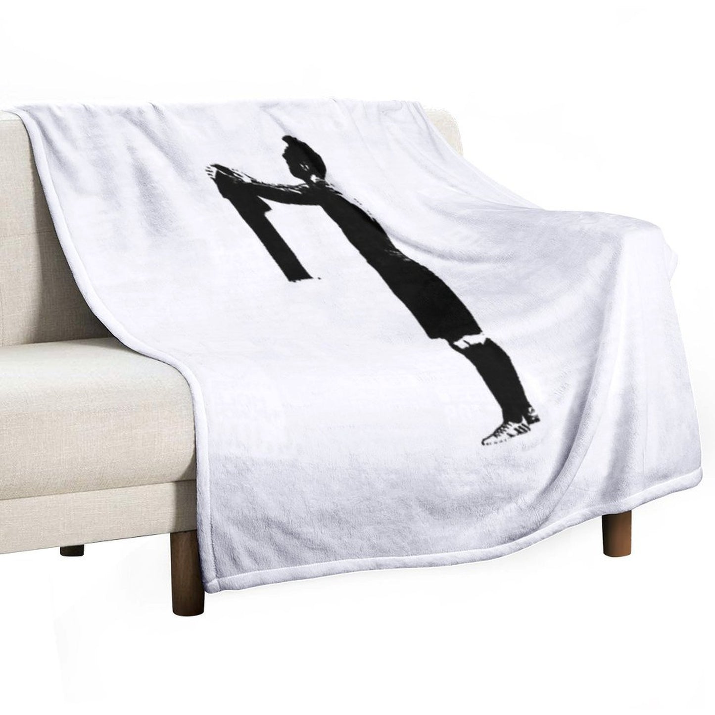 Lionel Messi Against Bernabeu Throw Blanket