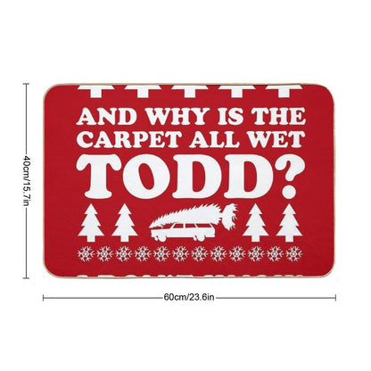 Soggy Christmas Bath Mat