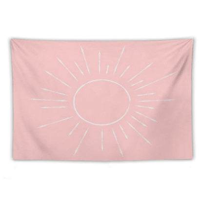 Sunshine on My Mind Pink Tapestry