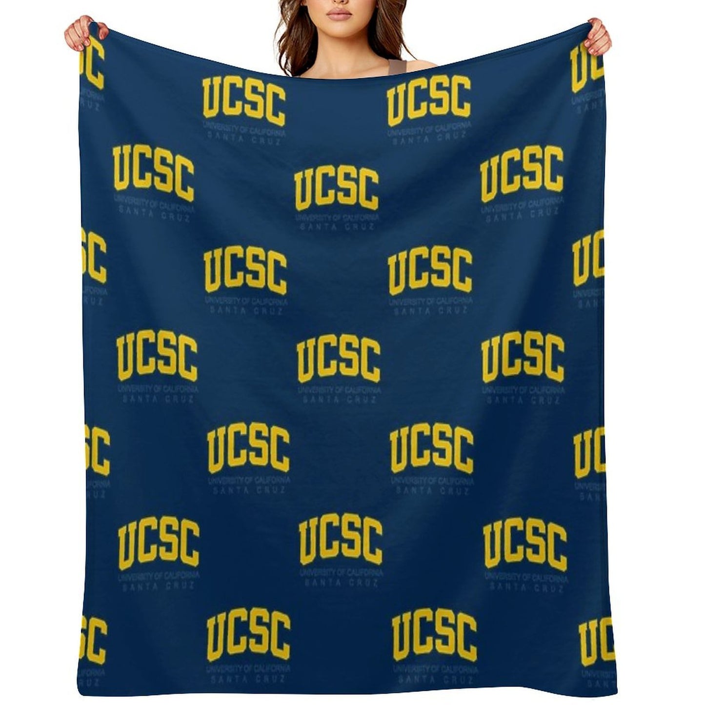 Uc Santa Cruz  Ucsc Throw Blanket
