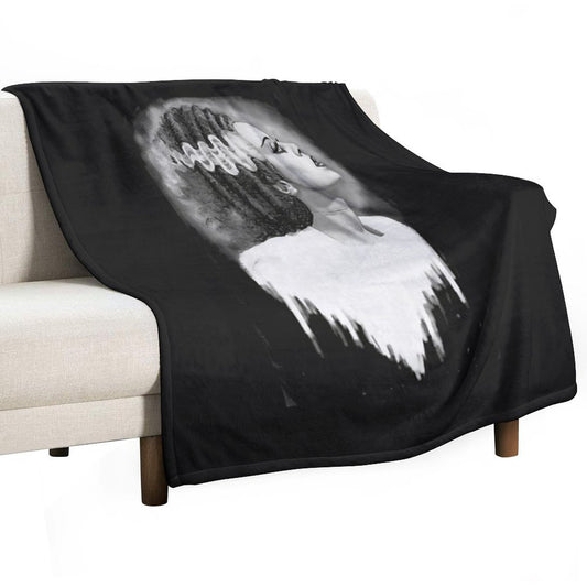 Bride of Frankenstein Throw Blanket