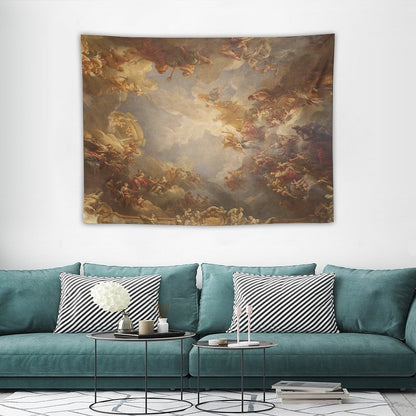 Brown Ceiling at Versailles Renaissance Panting Tapestry