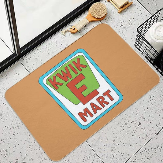 Kwik E Mart Simpsons Logo Bath Mat