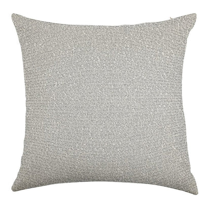 The Entire Bee Movie Script Linen Throw Pillow Cover