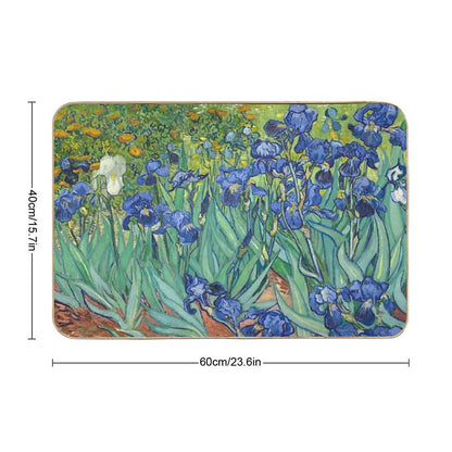 Vincent Van Gogh's Iris Bath Mat