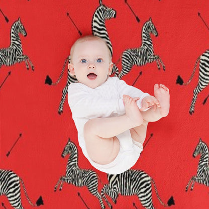 The Tenenbaums Zebra! Throw Blanket