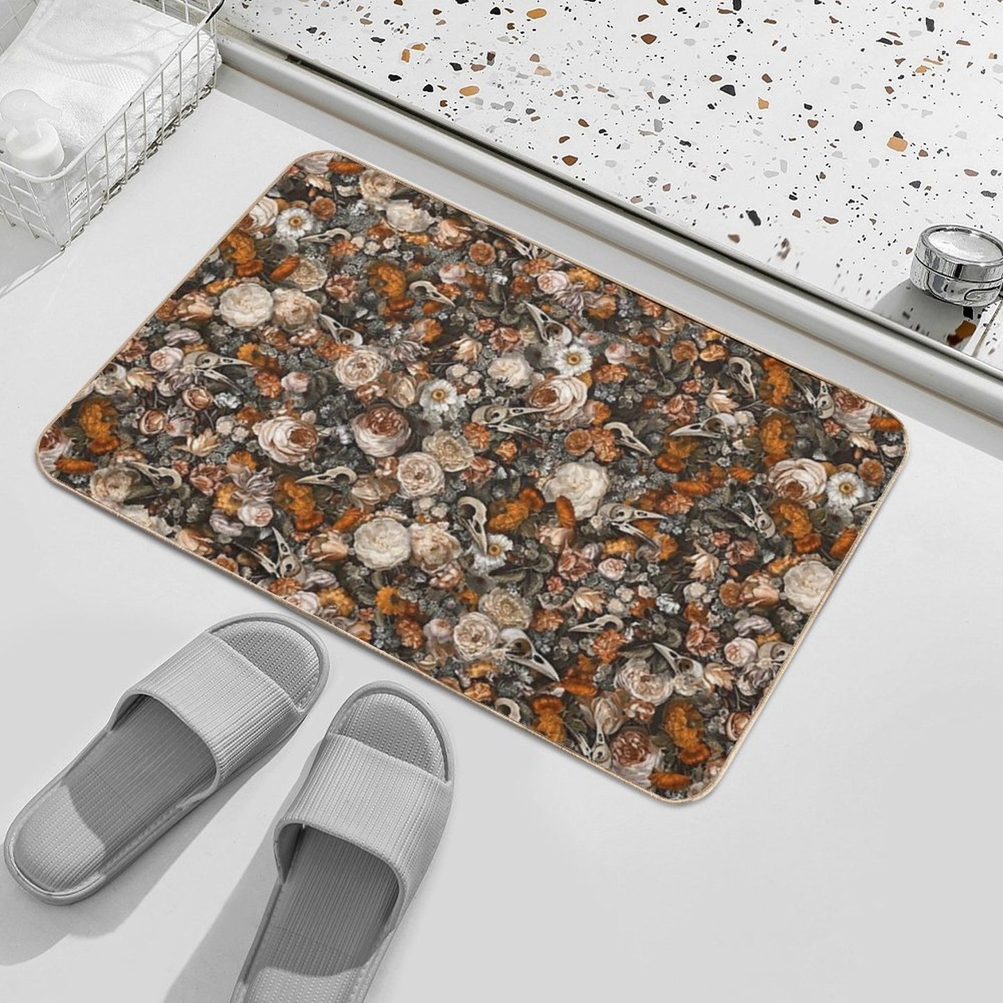 Baroque Macabre  Easy Maintenance Bath Mat