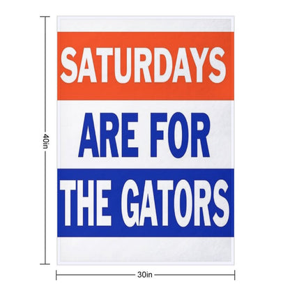 Saturdays Throw Blanket