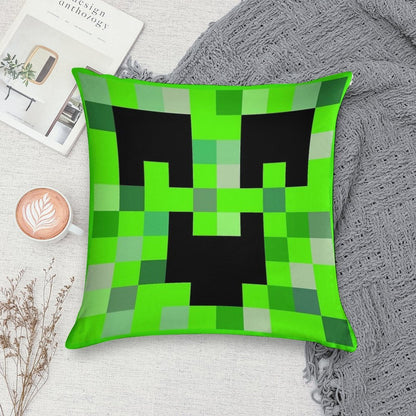 Kawaii Creeper Soft Bedroom Essential Throw Pillow