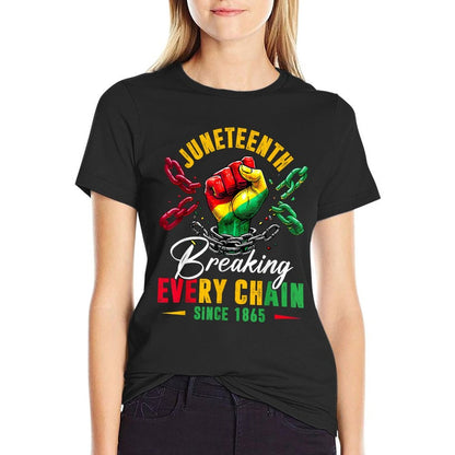 Breaking Every Chain Since 1865 Women Men Juneteenth Freedom  Odor-resistant T-Shirt