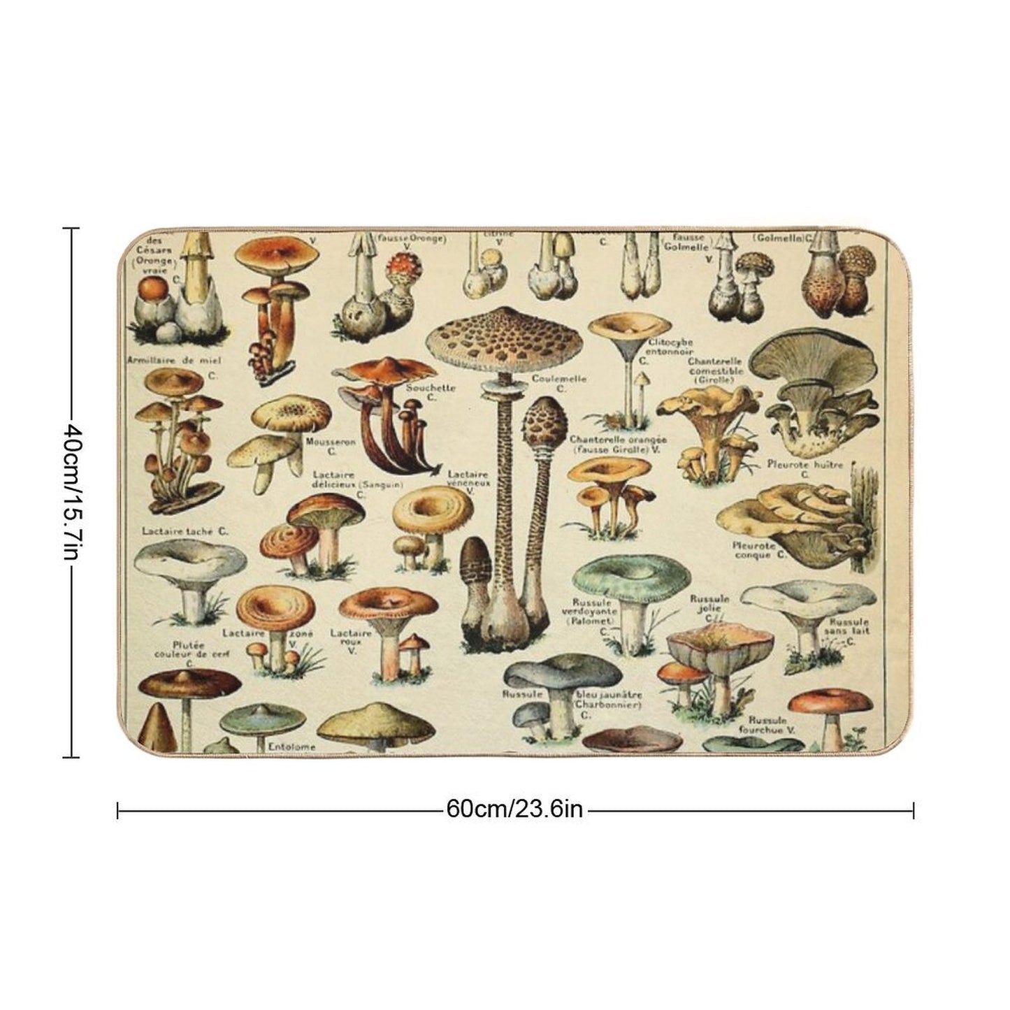 Mushrooms Bath Mat