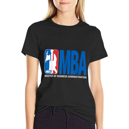 MBA Masters Degree Graduation Basketball Theme Pun Grad T-Shirt