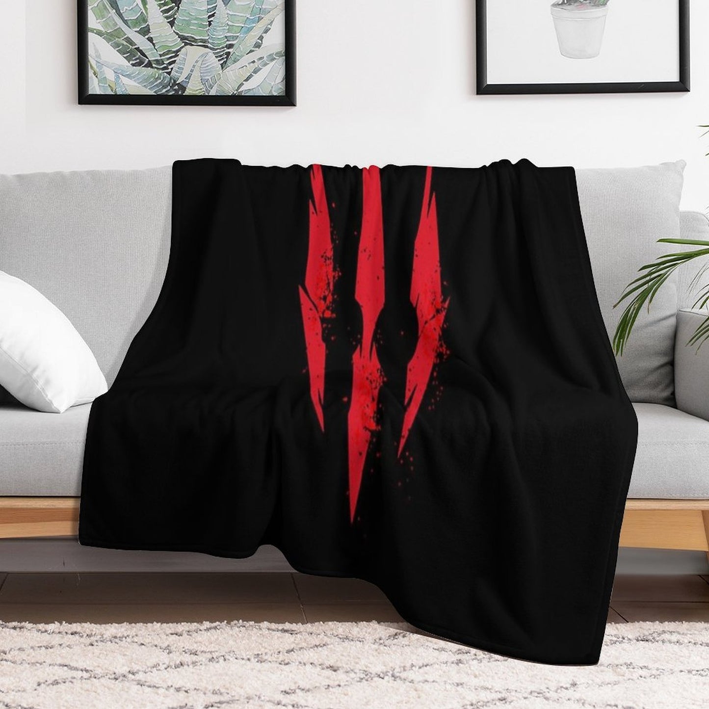 Witcher 3 Funny Throw Blanket