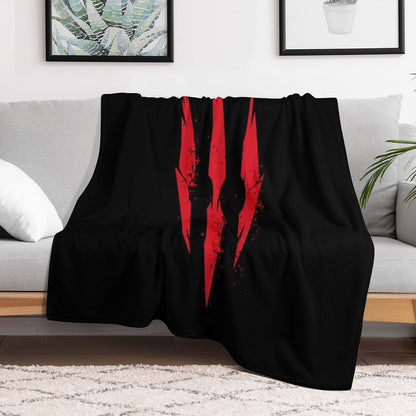 Witcher 3 Funny Throw Blanket