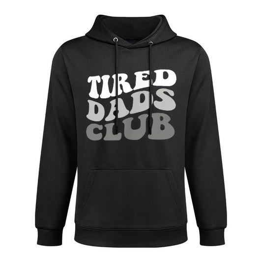 Tired Dad Club Playmat Car Race Track Dad Fathers Day Medium-Weight Fabric Hoodie