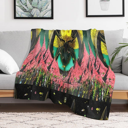 Dance Gavin Dance Merch - Mothership - Dance Gavin Dance -Mothership - DGD Throw Blanket