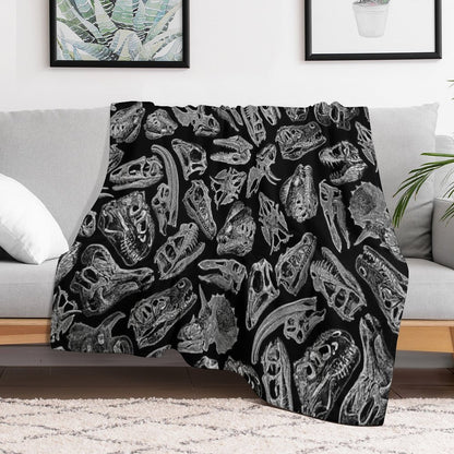 Paleontology Dream II Throw Blanket