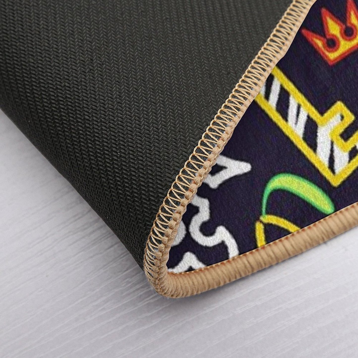 Kingdom Hearts Crayon Style Pattern - Bright Bath Mat