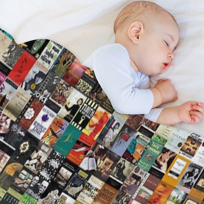 Classic Books Throw Blanket