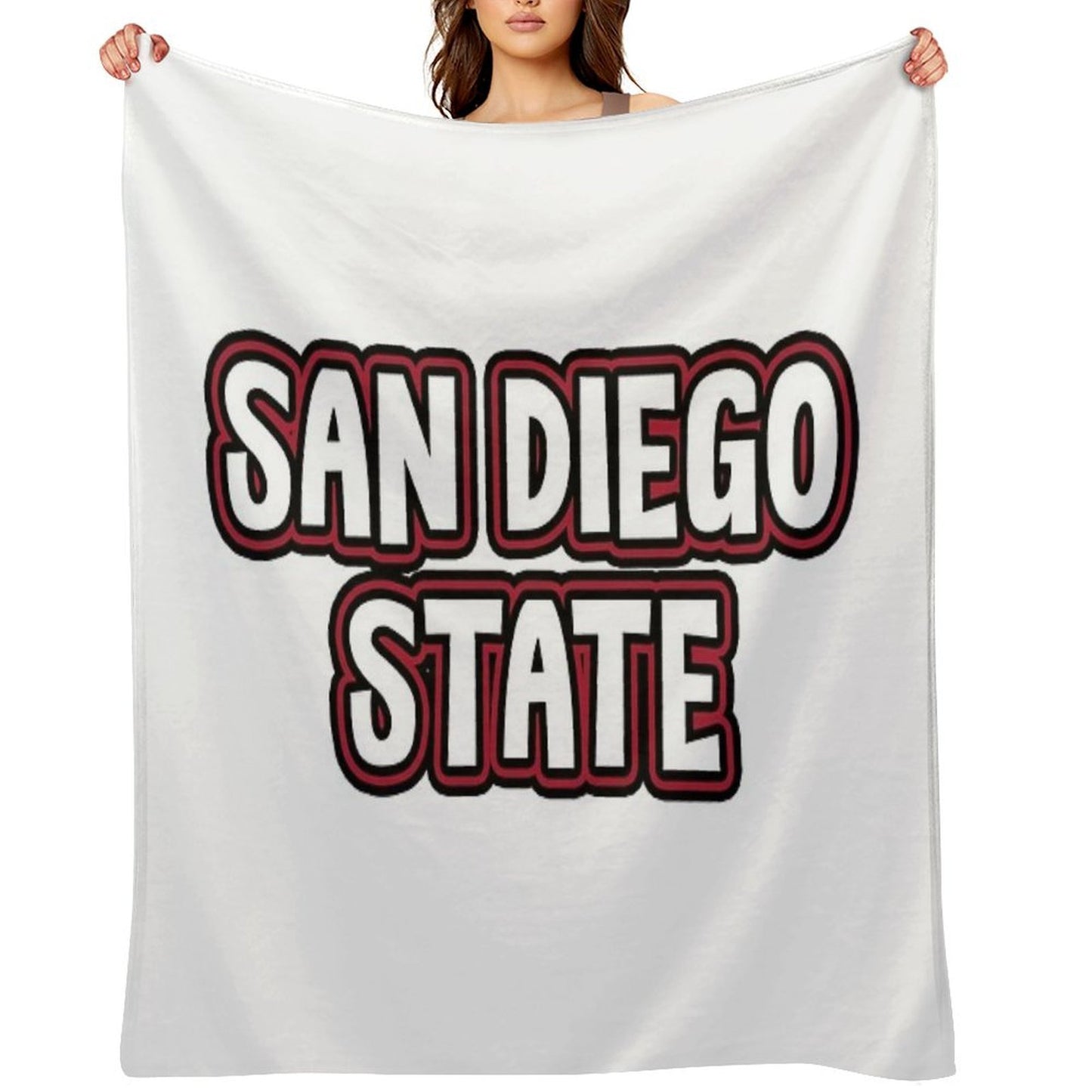 San Diego State Throw Blanket