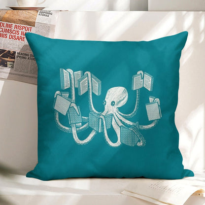 Armed With Knowledge Linen Throw Pillow Cover