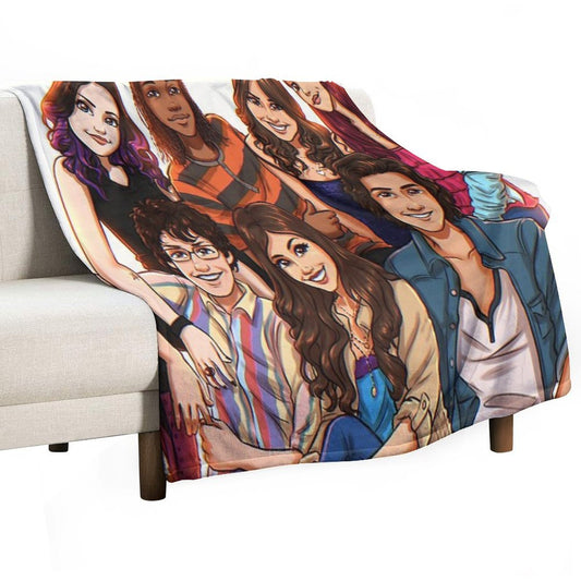 Victorious Cast Throw Blanket