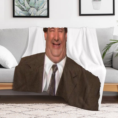 Kevin The Office Throw Blanket