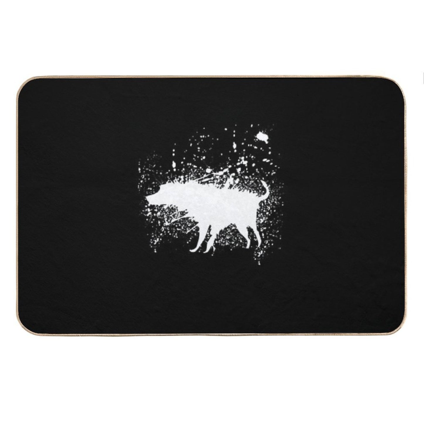 Banksy Splash Dog Bath Mat