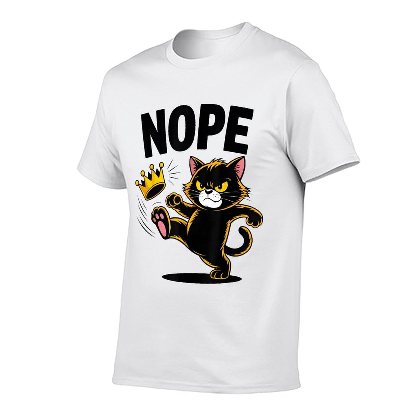 Rejecting Kings Since 1776 No Kings 4th Of July Cat Lover  Moisture-wicking T-Shirt