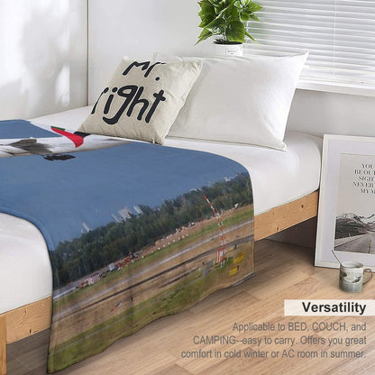 Emirates Airplane Throw Blanket