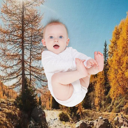 Autumn Trekking in The Alpine Pusteria Valley Throw Blanket