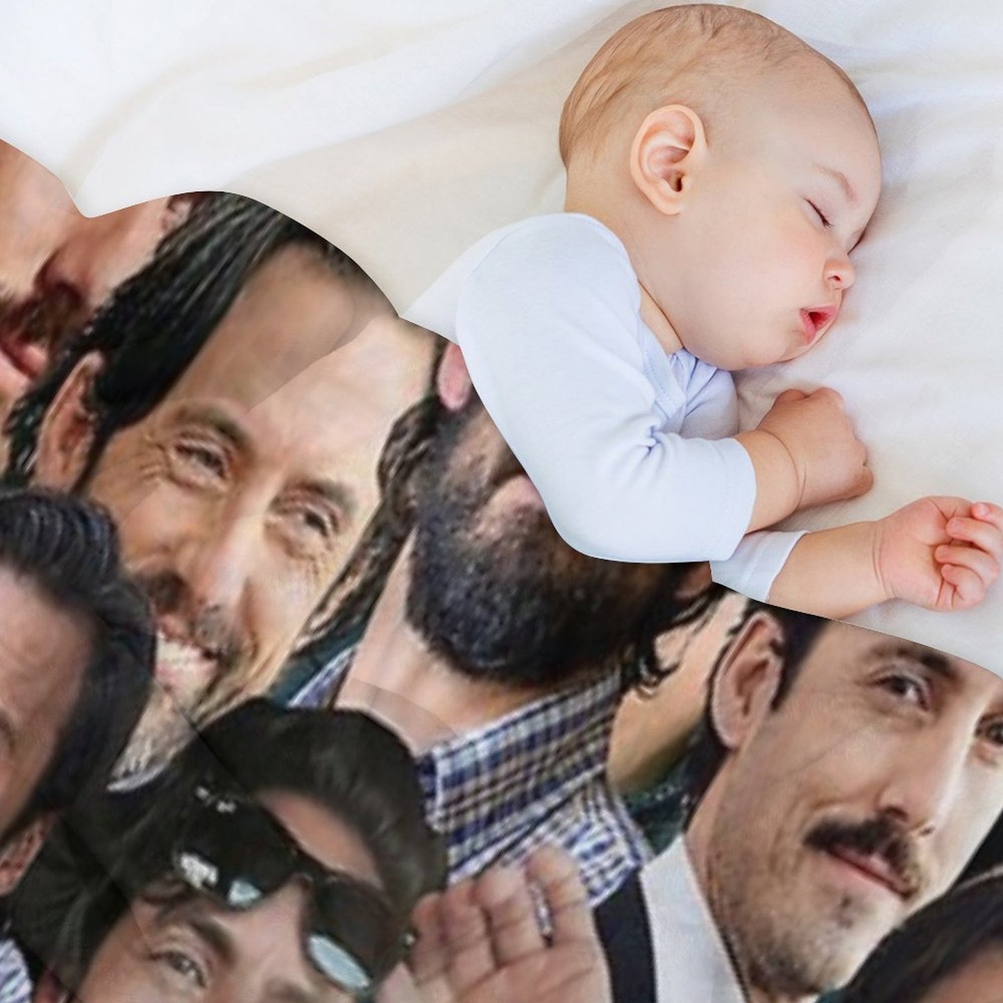 Milo Ventimiglia Photo Collage Throw Blanket