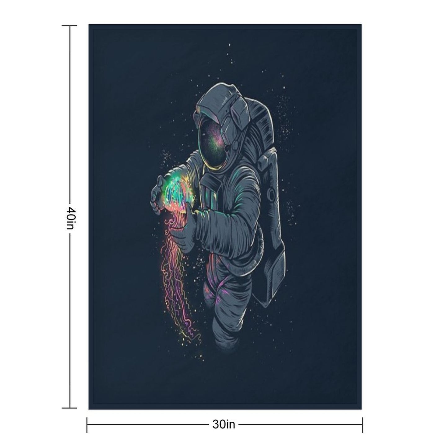 Jellyspace Throw Blanket