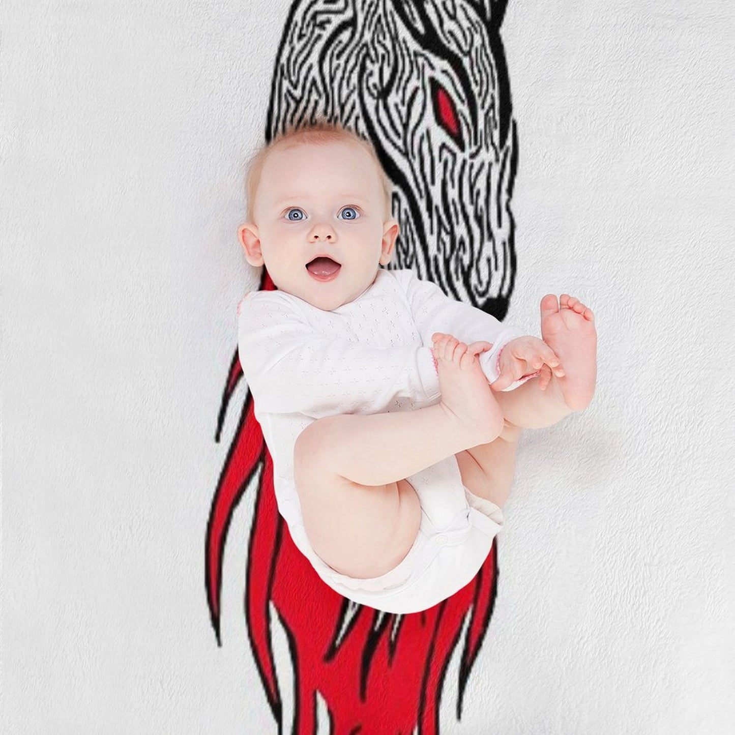 Elder Deer Throw Blanket