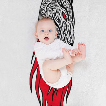 Elder Deer Throw Blanket