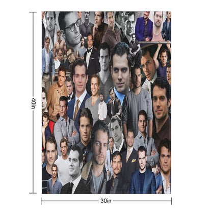 Henry Cavill Throw Blanket