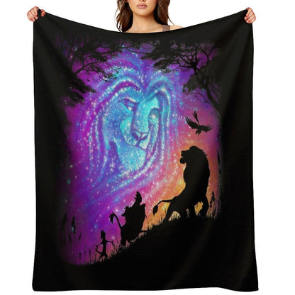 He Lives In You Throw Blanket