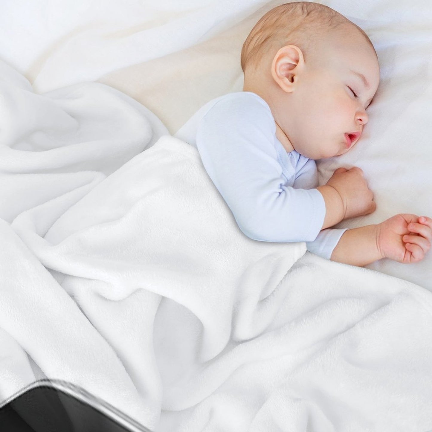 Miata Wink White Throw Blanket