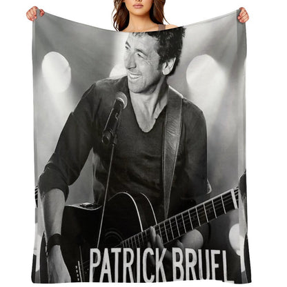 Thighaag Patrick Bruel Show Tour TOURNEE En ACOUSTIQUE 2022 Throw Blanket
